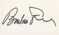Barbara Streisand original signature
