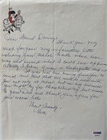 Three Stooges Moe Howard handwritten signed letter