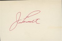 Jimmy Piersall original signature