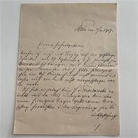1917 Historical letter