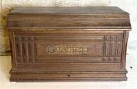 Antique Arlington Wood Cover for Sewing Machine