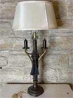 Metal Table Lamp 33”