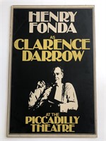 Henry Fonda Clarence Darrow Piccadilly Theatre, Lo
