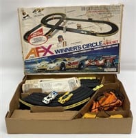 Vintage AFX Winners Circle HO Slot Car Set In Box