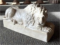 Ceramic Lion Statue