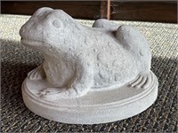 Concrete Frog Fountain Piece