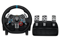 LOGITECH G29 DRIVING FORCE RACING WHEEL AND FLOOR