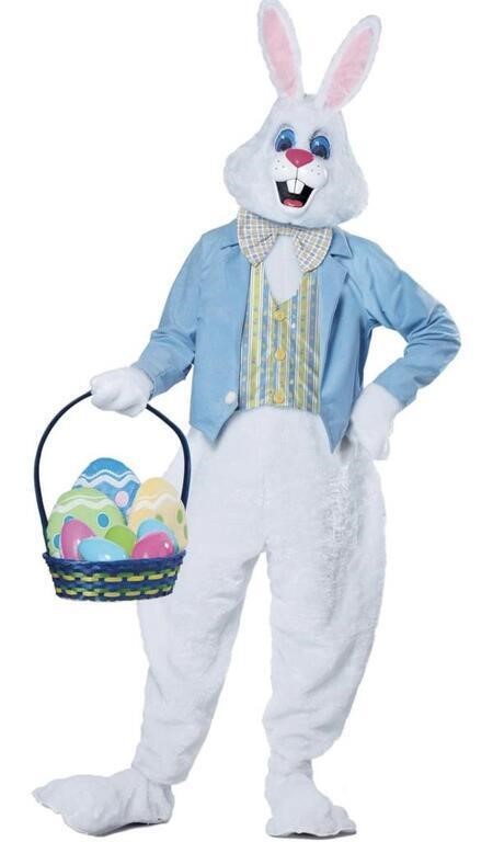 ADULT PLUS SIZE EASTER BUNNY COSTUME