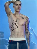Justin Bieber signed photo