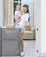 BABYBOND PUNCH-FREE RETRACTABLE BABY GATE,