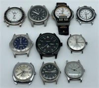 Lot Of 10 Watch Faces