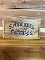 SEAGRAM'S WOOD SIGN