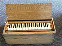 Vintage Etsey 4 Octave Folding Oak Harmonium