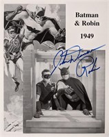 Batman and Robin 1949 signed photo