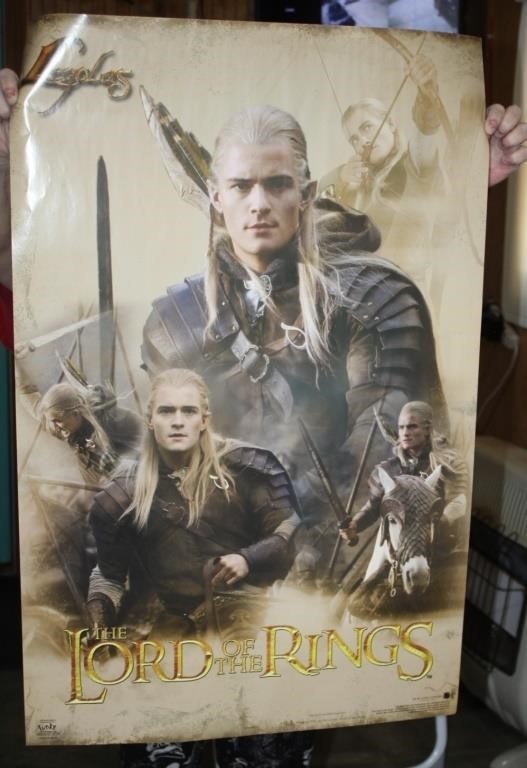 THE LORD OF THE RINGS LEGOLAS MOVIE POSTER