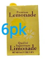 6pk Starbucks Lemonade 50oz. Best By 10/23