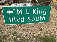 M. L. KING STREET SIGN