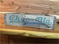 VINTAGE CHOC-COLA WOOD CRATE