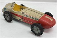 Vintage Indianapolis 500 Racer Battery Op Tin