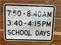 SCHOOL DAYS SIGN
