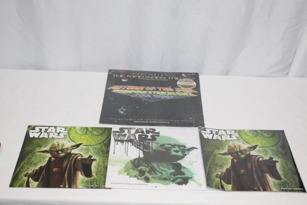 THE STAR WARS TRILOGY RECORD & CALENDARS