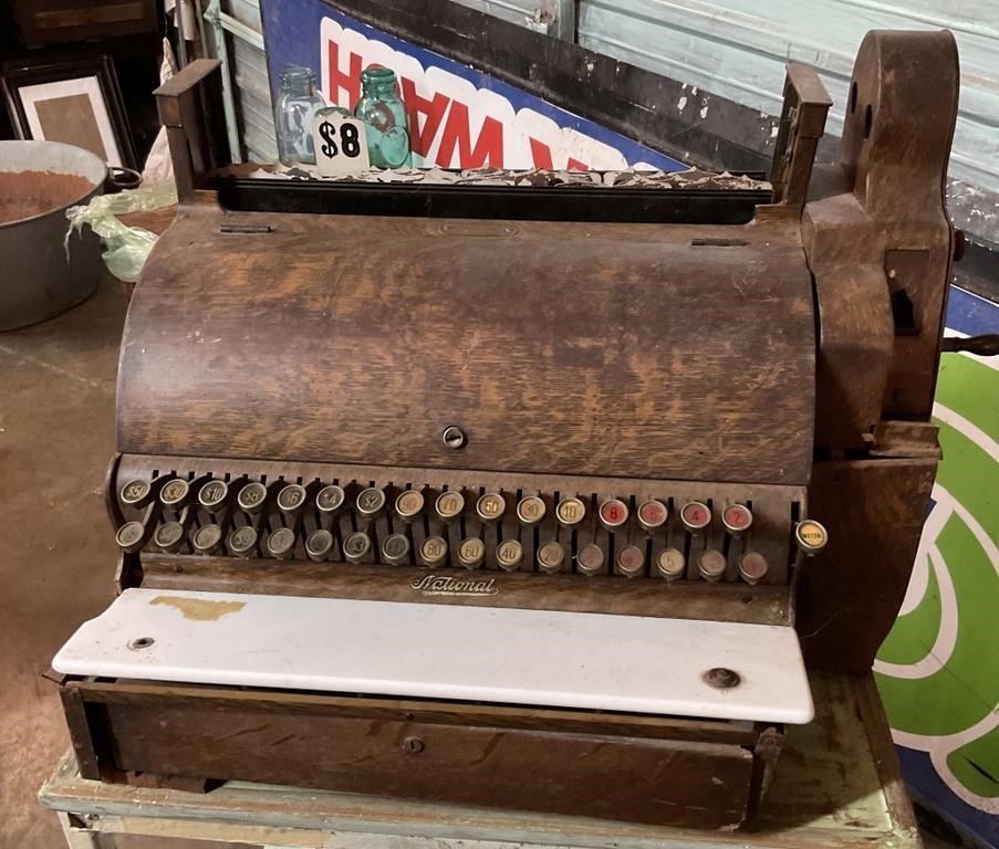 ANTIQUE NATIONAL CASH REGISTER