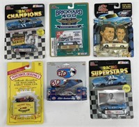 Lot Of 6 Die-Cast 1:64 Race Cars On Blister Cards