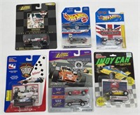 Lot Of 7 Die-Cast 1:64 Indy Race Cars On Blister