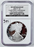 2006-W  $1 Silver Eagle   NGC PF-70 UC
