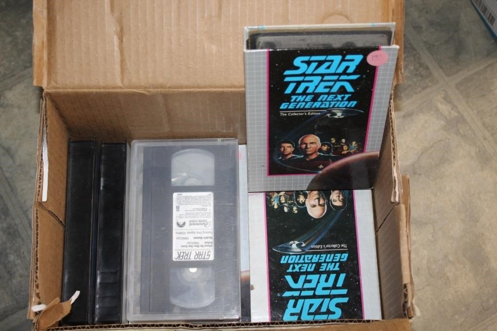 STAR TREK THE NEXT GENERATION VHS TAPES