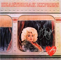 Dolly Parton signed Heartbreak Express album.