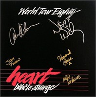 Heart signed tour book