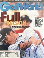Robert Damron signed 2001 Golf World magazine