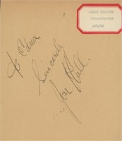Jon Hall original signature