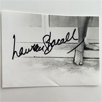 Lauren Bacall original signature