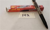 Vintage retro lucky lottery picker pen