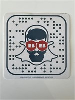 Red Bubble Snap sticker