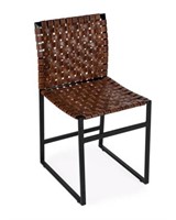 Butler Specialty Urban woven leather side chair