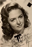 Donna Reed facsimile signed photo. 3x5 inches