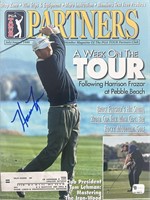 Harrison Frazar signed 1999 PGA Tour Partners maga
