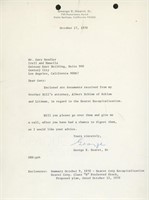 George Randolph Hearst Sr. signed letter