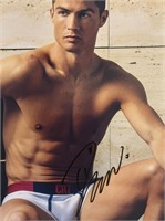 Soccer Star Cristiano Ronaldo signed photo