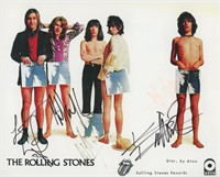 The Rolling Stones signed photo