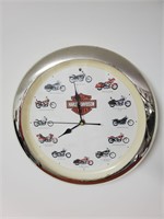 Harley Davidson wall clock untested