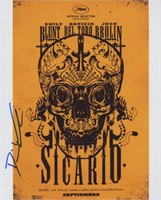 Sicario signed movie poster