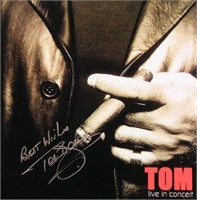 Tom Jones signed tour book