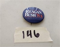 1984 RONALD REAGAN GEORGE BUSH campaign pin