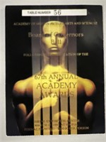 Original 1995 Admission Ticket to 67th Annual Acad