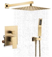 Brushed Gold Shower System. Sealed!