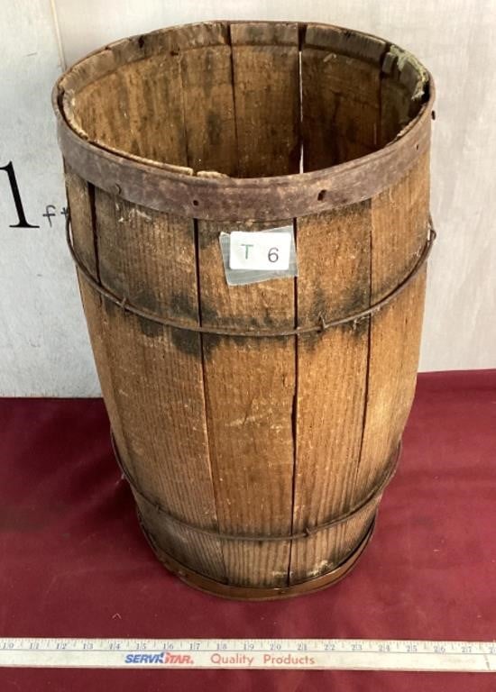 Antique Nail Barrel
